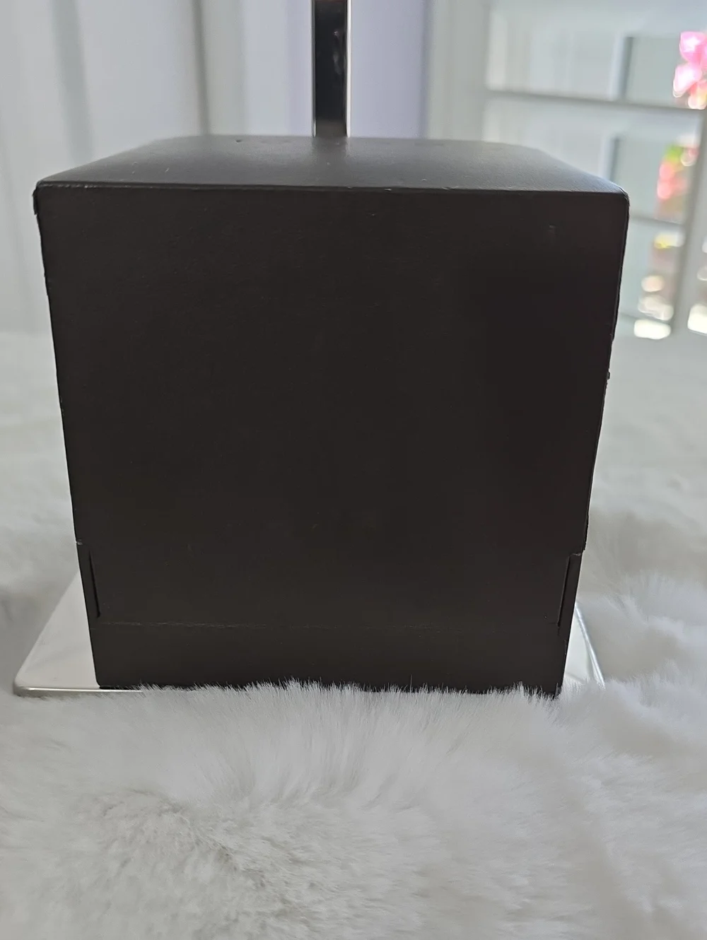 GUCCI Brown Debossed Logo Watch Box